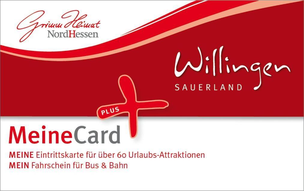 Cafe- Pension Fernblick, Incl Meinecardplus Willingen  Bagian luar foto